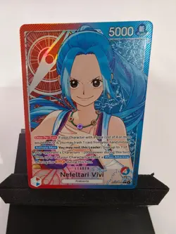 One Piece TCG - Nefeltari Vivi EB03-001 Leader Alt Art English - Image 1
