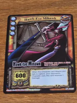 2005 One Piece CCG The Quest Begins Hawk-Eye Mihawk Super Rare CH026 - Image 1
