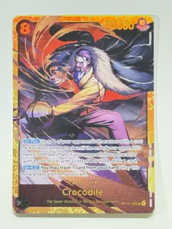 OP14-120 Crocodile SEC One Piece The Azure Sea's Seven English Near Mint #A2 - Image 3
