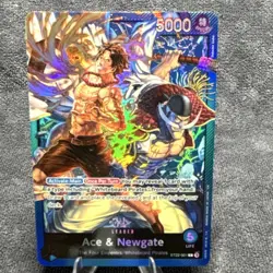 One Piece Ace & Newgate Foil Full Art Leader 5000 ST22-001 - Image 1