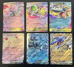 x6 EX and Mega EX Pokemon Card Bundle - Image 1