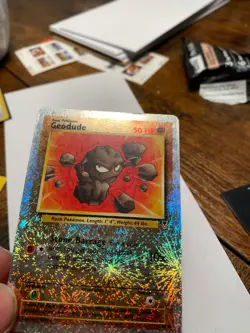 Pokemon Card Geodude 77/110 Legendary Collection Set Reverse Holo HP - Image 1