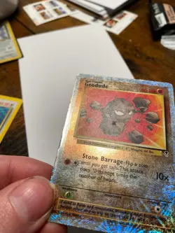 Pokemon Card Geodude 77/110 Legendary Collection Set Reverse Holo HP - Image 2