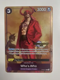 Who's.Who (CS 2023 Celebration Pack) ST04-010 One Piece Promotion Cards Foil - Image 1