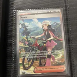 Pokemon Dawn 129/094 Full Art Holo Trainer Card English TCG - Image 1