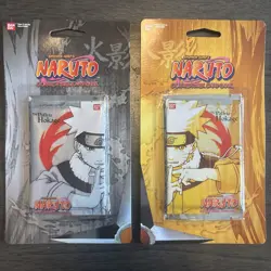 2006 Naruto Path to Hokage Blister Pack 2x CCG Card Game Silver Gold Art Sealed - Image 1