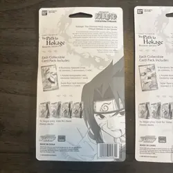 2006 Naruto Path to Hokage Blister Pack 2x CCG Card Game Silver Gold Art Sealed - Image 5