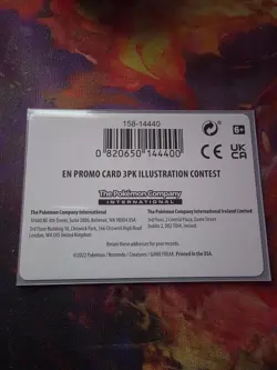 Pokemon Promo Card 3pk illustration contest 2022 set. - Image 4