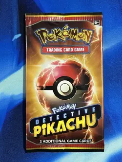 Pokemon TCG Detective Pikachu 2 Card Booster Pack Sealed Lot X6 Sun & Moon Promo - Image 2