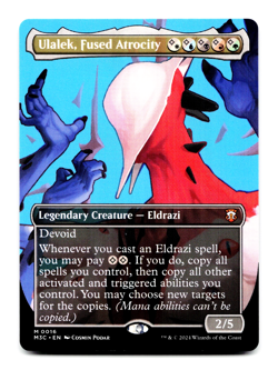 Ulalek, Fused Atrocity (Borderless) - Commander: Modern Horizons 3 - MTG M3C NM - Image 3