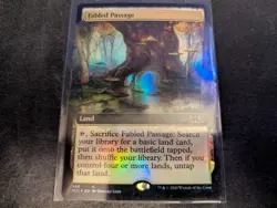 MTG Magic the Gathering FOIL Fabled Passage Extended M21! - Image 1