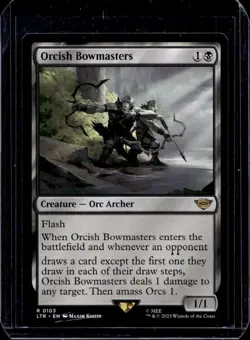 MTG Magic Lord of the Rings #103 Orcish Bowmasters Rare (C) - Image 1