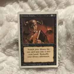 Demonic Tutor Magic: The Gathering Douglas Shuler Sorcery Black Regular - Image 3