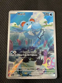 Marill 204/193 Scarlet & Violet Paldea Evolved Full Art Pokemon Card - Image 1
