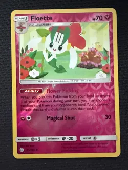 Floette (Fairy) Reverse Holo~ Cute Pink & Pastel Pokemon Gallery - Image 1