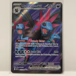 🔥 Hydreigon EX 161/086 SV:White Flare Ultra Rare Holo Card Pokemon TCG - Image 1