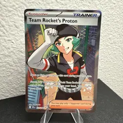 Team Rocket’s Proton 227/182 Pokemon Full Art Trainer DRI Destined Rivals NM/M - Image 1