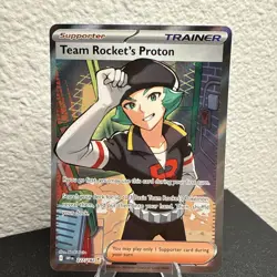 Team Rocket’s Proton 227/182 Pokemon Full Art Trainer DRI Destined Rivals NM/M - Image 5