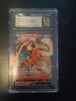 2022 Pokemon Japanese Sword & Shield VSTAR Universe Charizard V #13 CGC 10 PRIS - Image 1