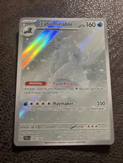 Pokemon Stellar Crown SV07 Crabominable 149/142 IR Illustration Rare - Image 1