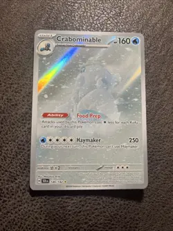 Pokemon Stellar Crown SV07 Crabominable 149/142 IR Illustration Rare - Image 2