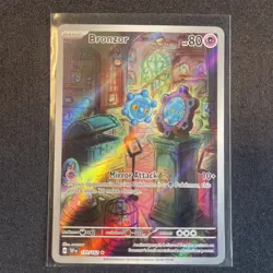 Bronzor 170/162SV05: Temporal Forces Holo IR Near Mint Condition Pokemon Card - Image 1
