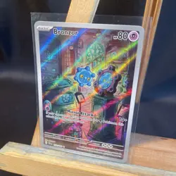 Bronzor 170/162SV05: Temporal Forces Holo IR Near Mint Condition Pokemon Card - Image 3