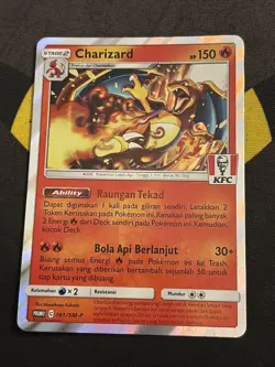 NM Charizard 181/SM-P | Pokemon KFC Stamped Promo Indonesian [US Seller] - Image 1