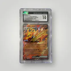 CGC 10 GEM MINT Japanese Pokemon 2023 Charizard ex 006/165 Pokemon 151 SV2a - Image 1