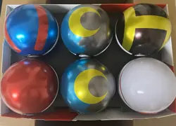 Pokemon Pokeball Tins Lot Of 6 Pokeballs *EMPTY* With 3 Packs! *see description* - Image 2