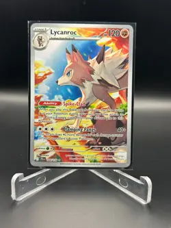 2025 Pokemon TCG Scarlet & Violet Journey Together 166/159 Lycanroc IR - Image 1