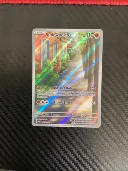 Pokemon SV02 Paldea Evolved 219/193 Sudowoodo Illustration Rare NM - Image 1