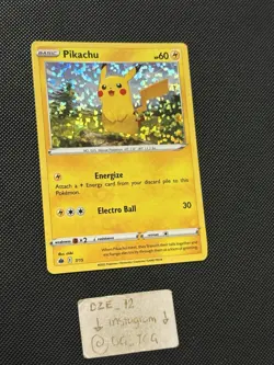 Pokemon 2022 Mcdonalds - Pikachu - 7/15 - Holo Rare - NM-VLP - Image 3