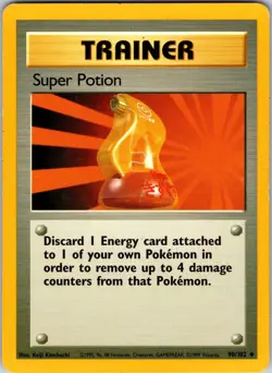Super Potion 090/102 Base Set (Shadowless) Pokemon LP Unlimited - Image 1