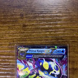 Primal Kyogre EX 55/160 Holo Ultra Rare Full Art EX 240 HP 150 Attack Pokemon - Image 3