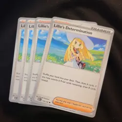 Lillie’s Determination 4x Playset Pokemon 3 MEG en 119/132 1 ASC en 192/217 - Image 1