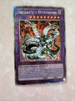 Chimeratech OverDragon - RA03-EN166 - Platinum Secret Rare YuGiOh - Image 1
