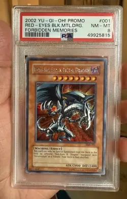 Yu-Gi-Oh! Red-Eyes Black Metal Dragon FMR-001 PSA 8 - Image 1