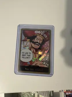 DON!! Card - Gol.D.Roger - Gold - Carrying On His Will - One Piece - #OP13 - Image 1