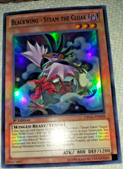 3 Pack of DRLG-EN028 Blackwing - Steam the Cloak 1st Edition YuGiOh Cards TCG - Image 2