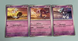 Pokemon - Uxie Mesprit Azelf Connecting Art Card Bundle NM [ENG] - Image 1