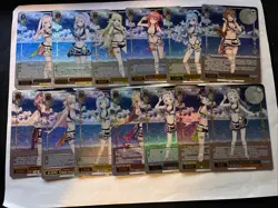 Weiss Schwarz Hololive Summer Collection Lot Of 13 Cards Japanese - Image 1