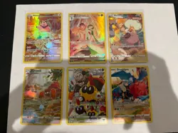 Pokemon Card Lot 6 Illustration Rares Trainer Gallery Galarian Gallery - Image 1