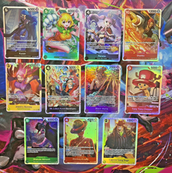One Piece CCG English SR Card Lot of 11 NM/M - Image 1