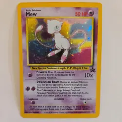 MEW Pokemon Card - WOTC Promo - Black Star - #9 - HOLO - NM - Image 1