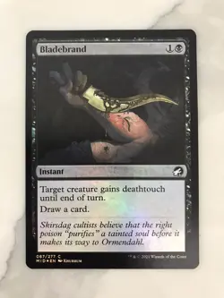 Bladebrand Foil MTG Magic the Gathering Card NM Near Mint Midnight Hunt MID - Image 1