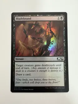 Bladebrand Foil MTG Magic the Gathering Card NM Near Mint M20 - Image 1