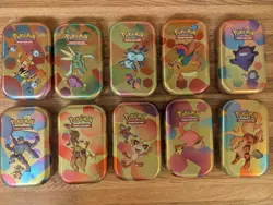 Pokemon 151 Mini Tin Set - Including Art and Coins *No Packs/Cards* - Image 1