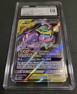 Pokemon Card TCG Muk & Alolan Muk GX 197 / 214 Unbroken Bonds - CGC 10 Gem Mint - Image 2