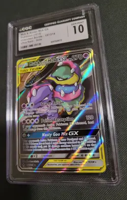 Pokemon Card TCG Muk & Alolan Muk GX 197 / 214 Unbroken Bonds - CGC 10 Gem Mint - Image 3